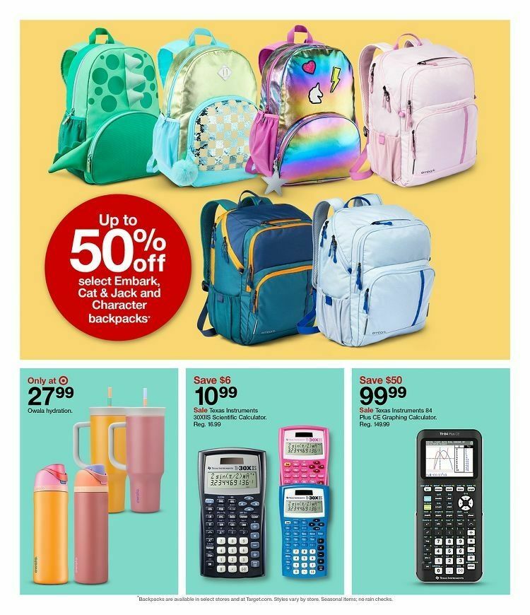 Target Weekly Ad from August 20