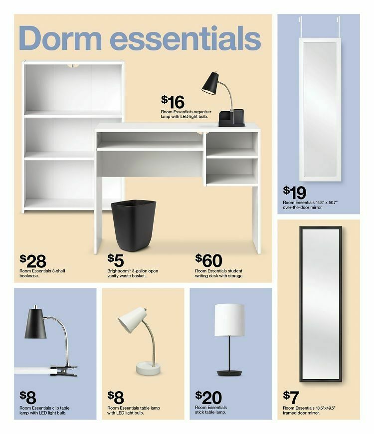 Target Weekly Ad from August 20