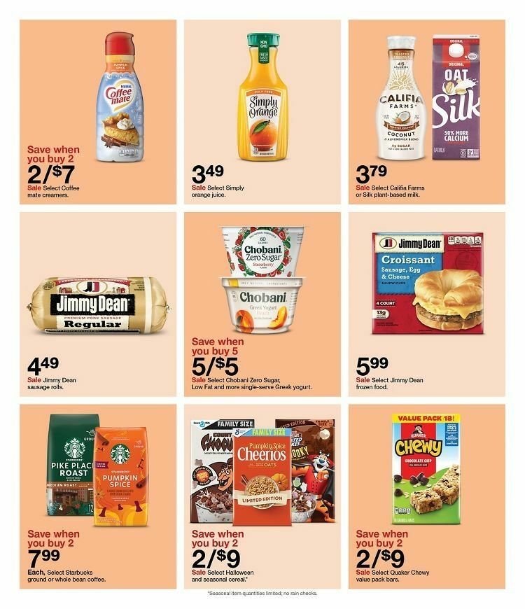 Target Weekly Ad from September 10