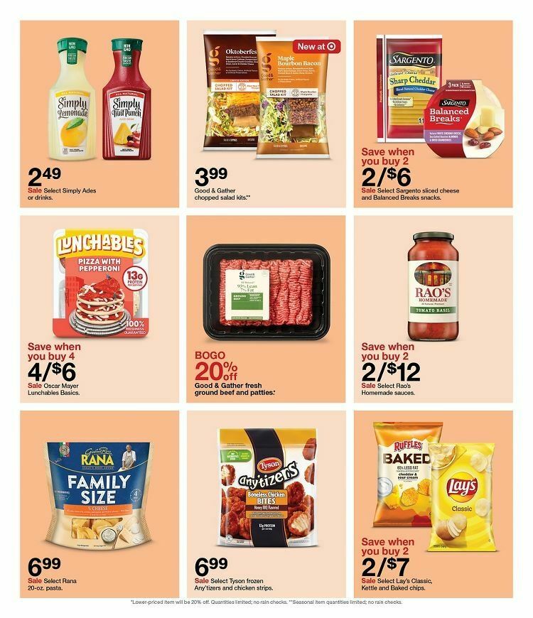 Target Weekly Ad from September 10