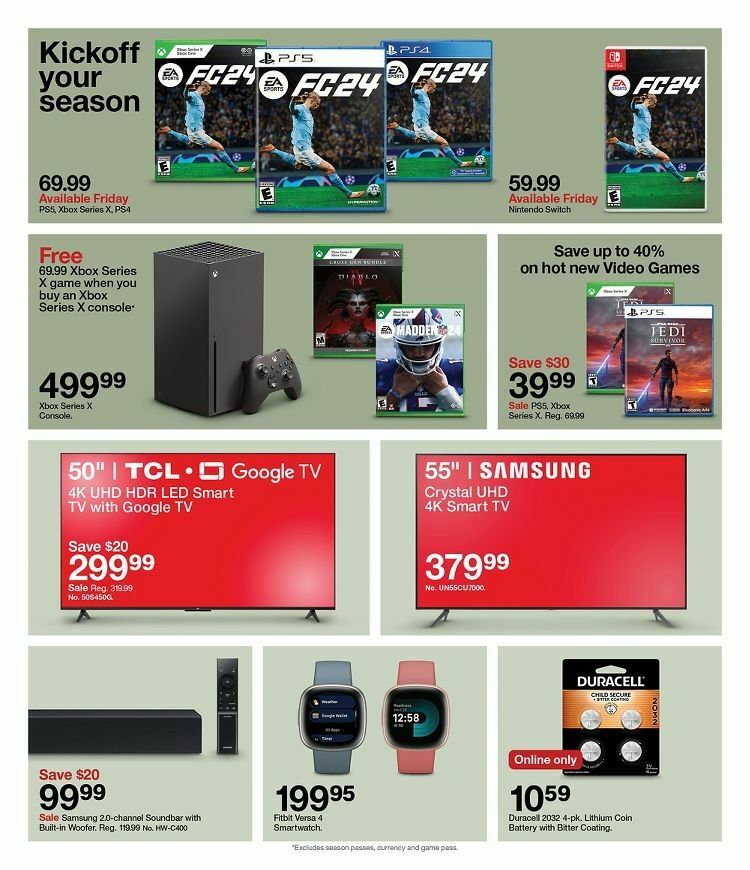 Target Weekly Ad from September 24
