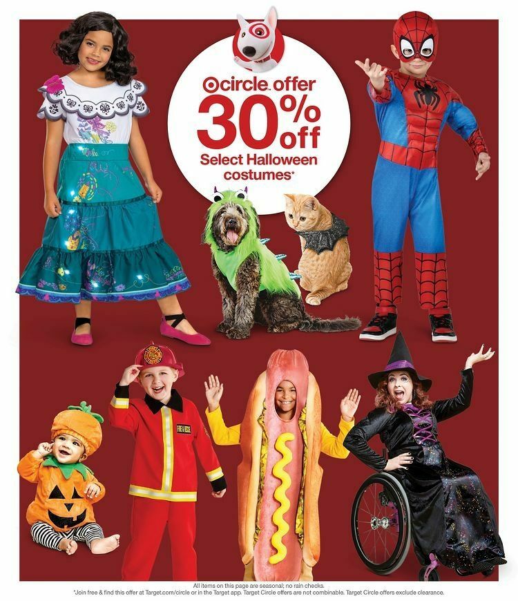 Target Weekly Ad from October 1