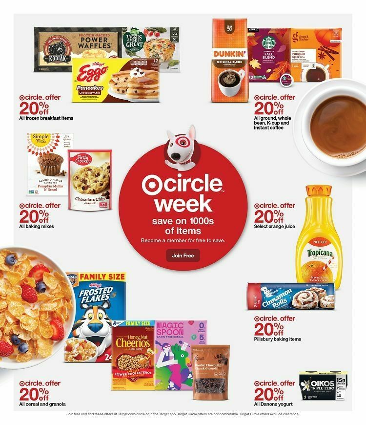 Target Weekly Ad from October 1