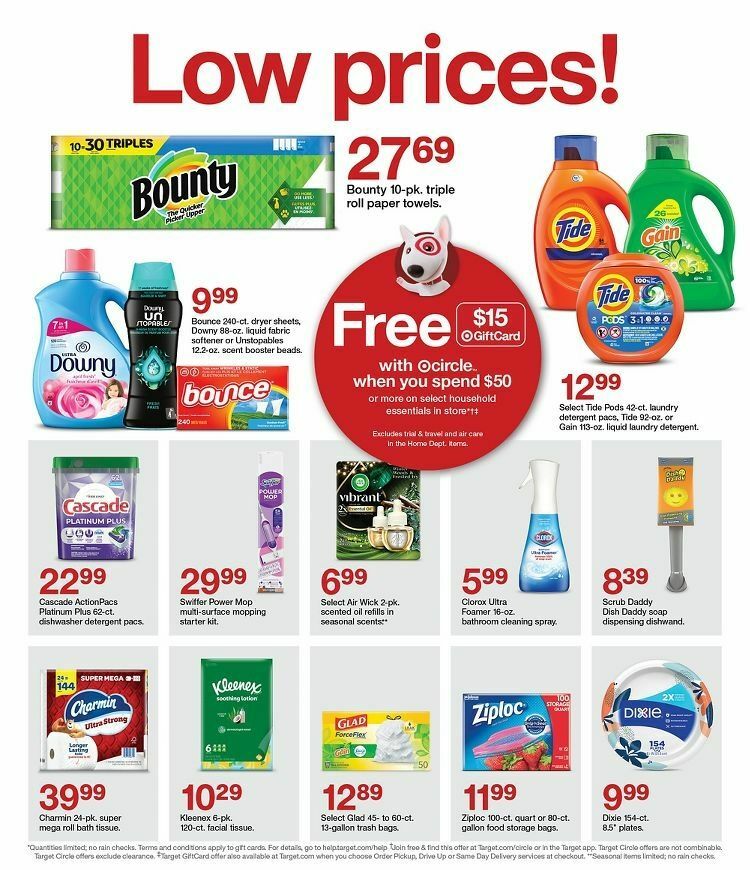 Target Weekly Ad from October 1