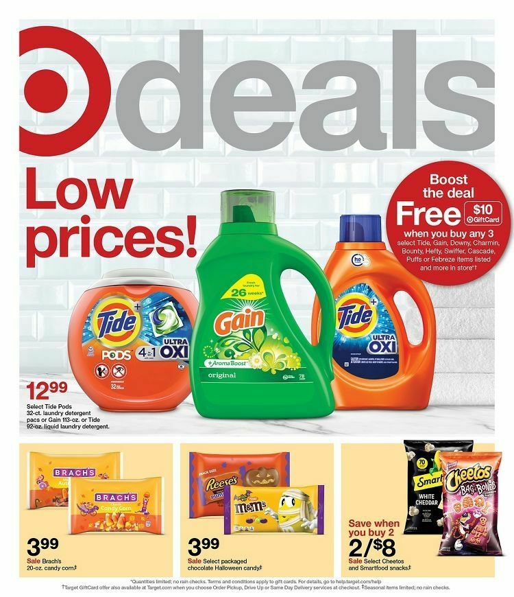 Target Weekly Ad from October 8