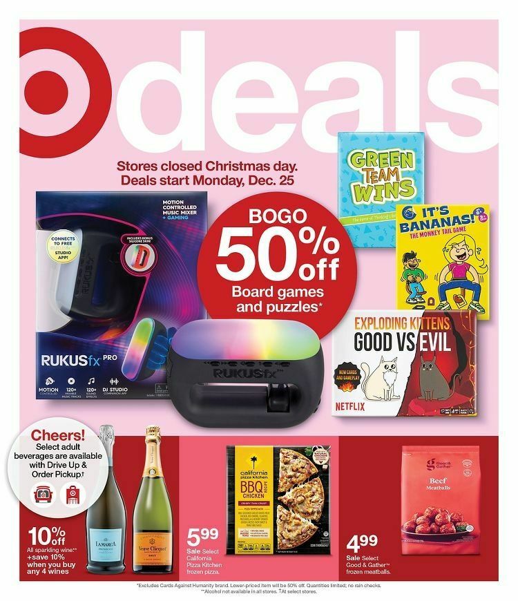Target Weekly Ad from December 25