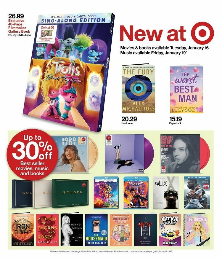 Target Weekly Ad from January 14