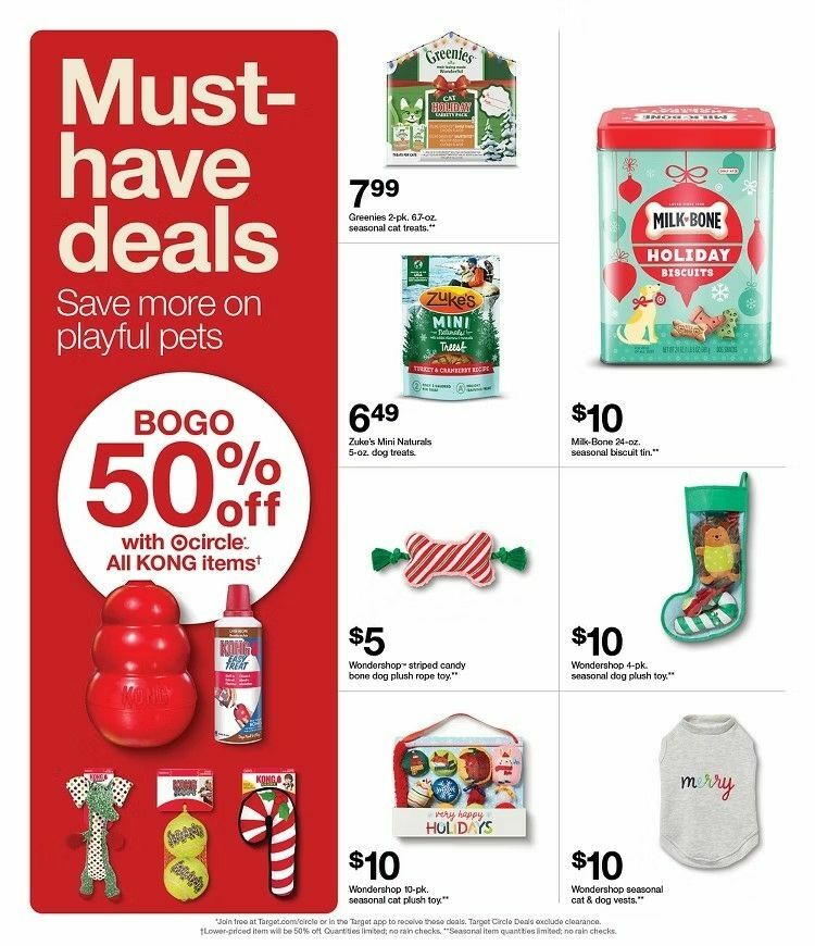 Target Weekly Ad from December 8