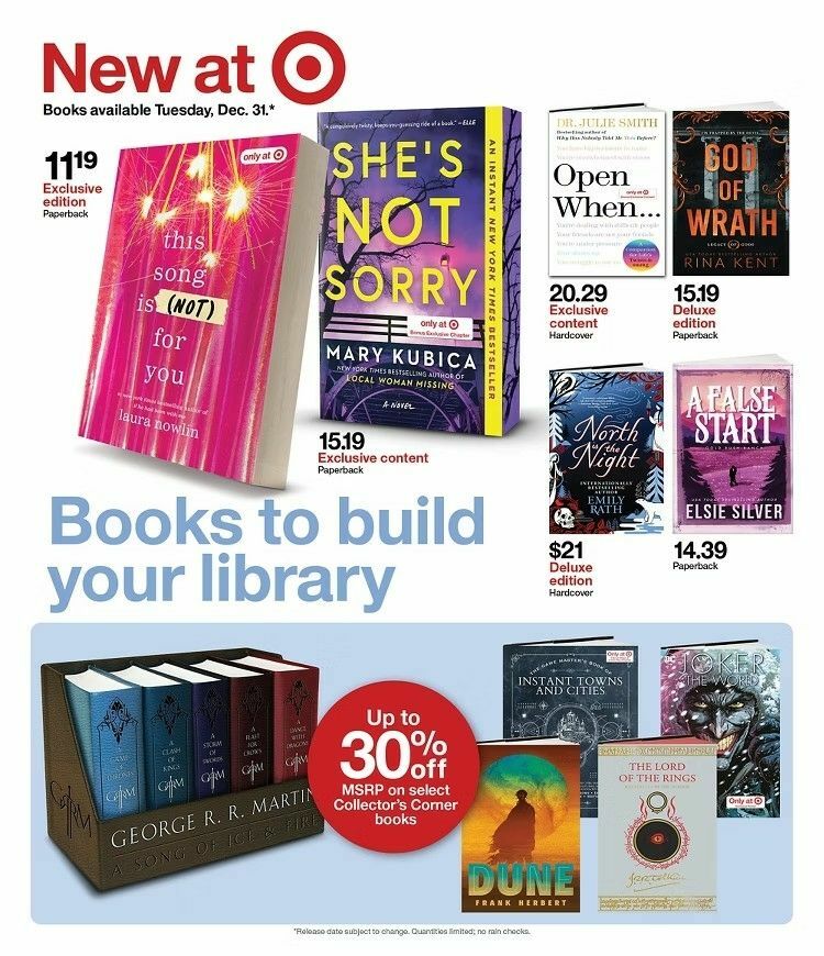 Target Weekly Ad from December 29