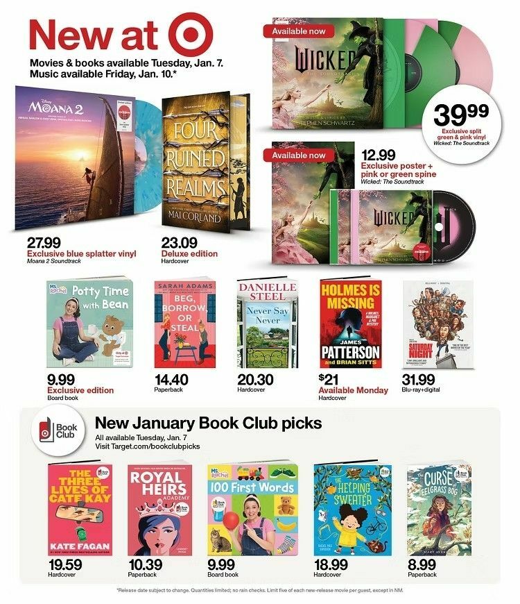 Target Weekly Ad from January 5