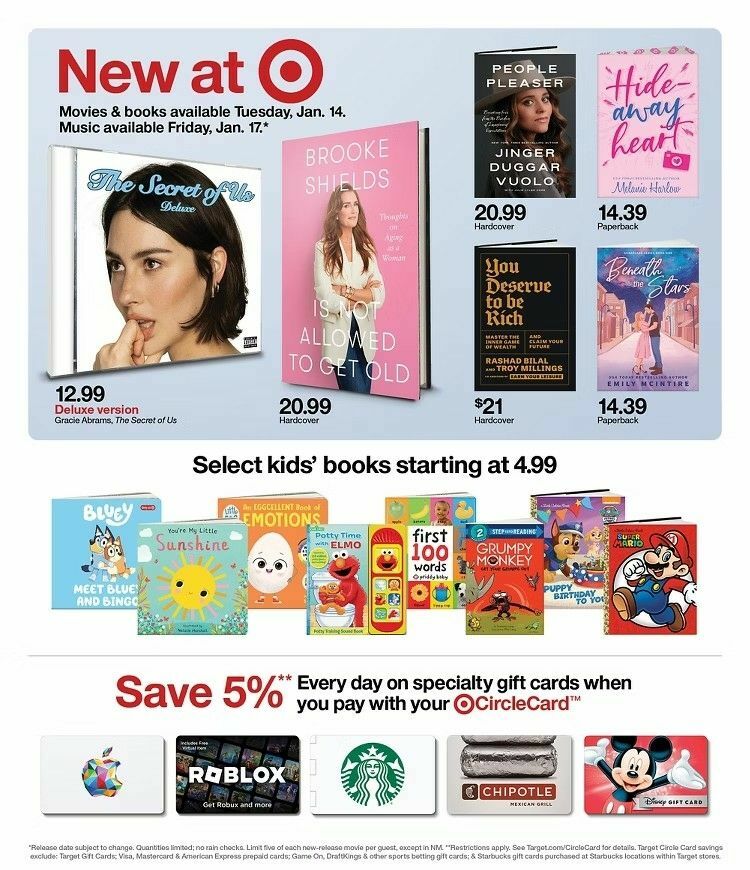 Target Weekly Ad from January 12