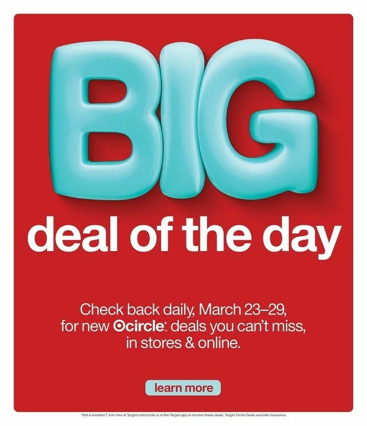 Target Weekly Ad from March 23