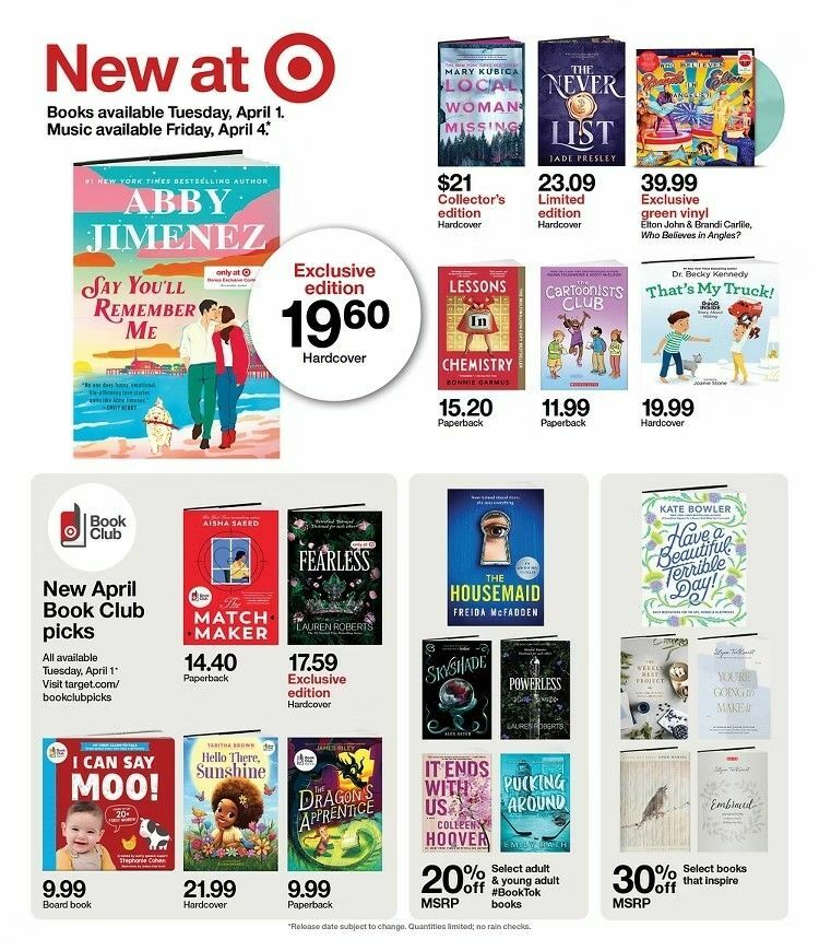 Target Weekly Ad from March 30