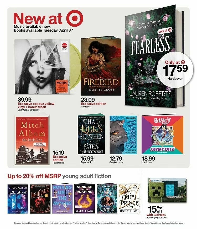 Target Weekly Ad from April 6