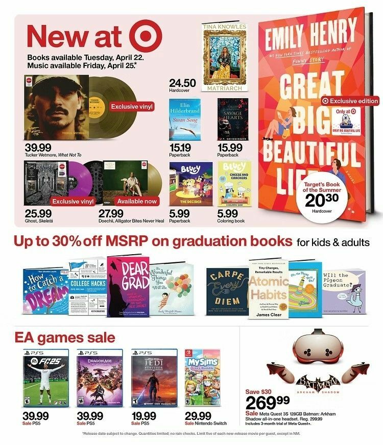 Target Weekly Ad from April 20