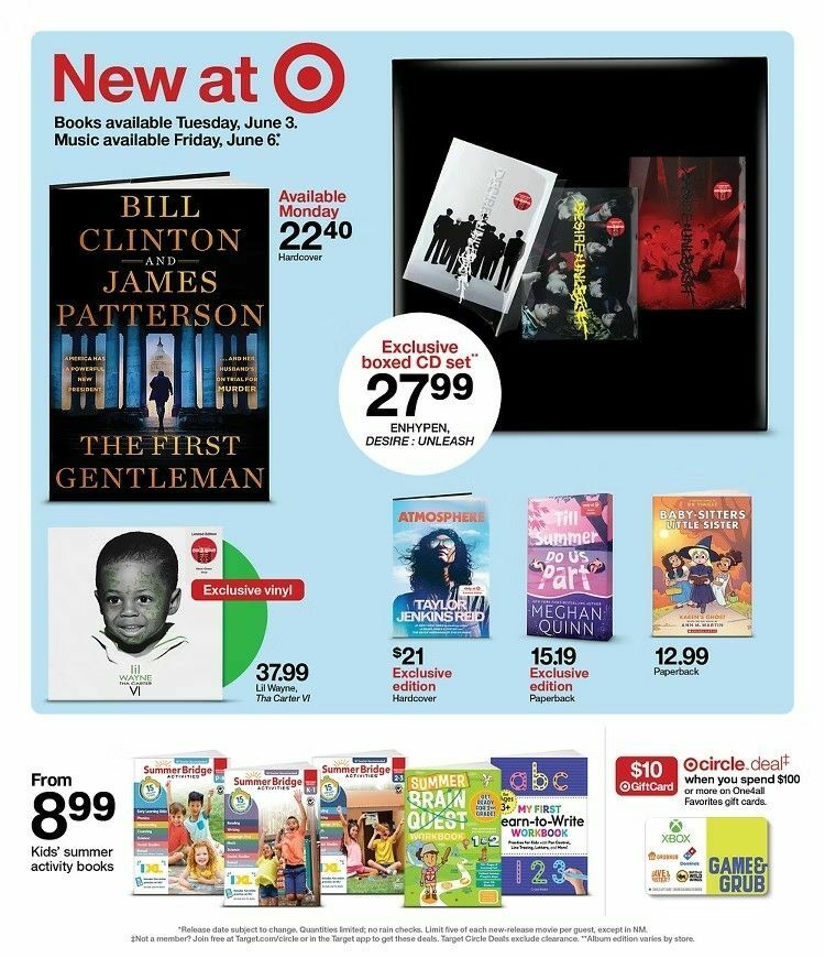 Target Weekly Ad from June 1