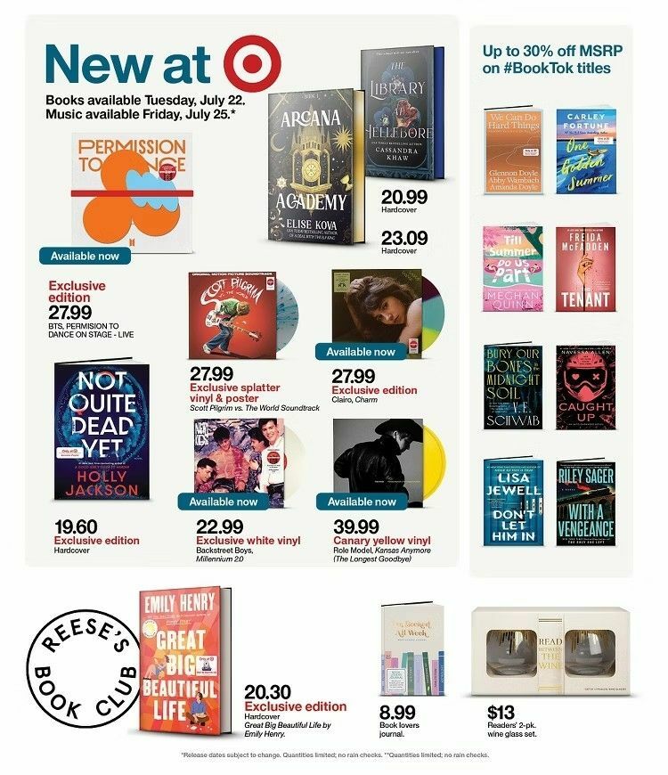 Target Weekly Ad from July 20