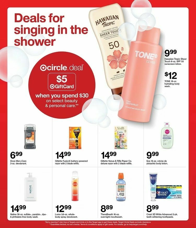 Target Weekly Ad from August 3
