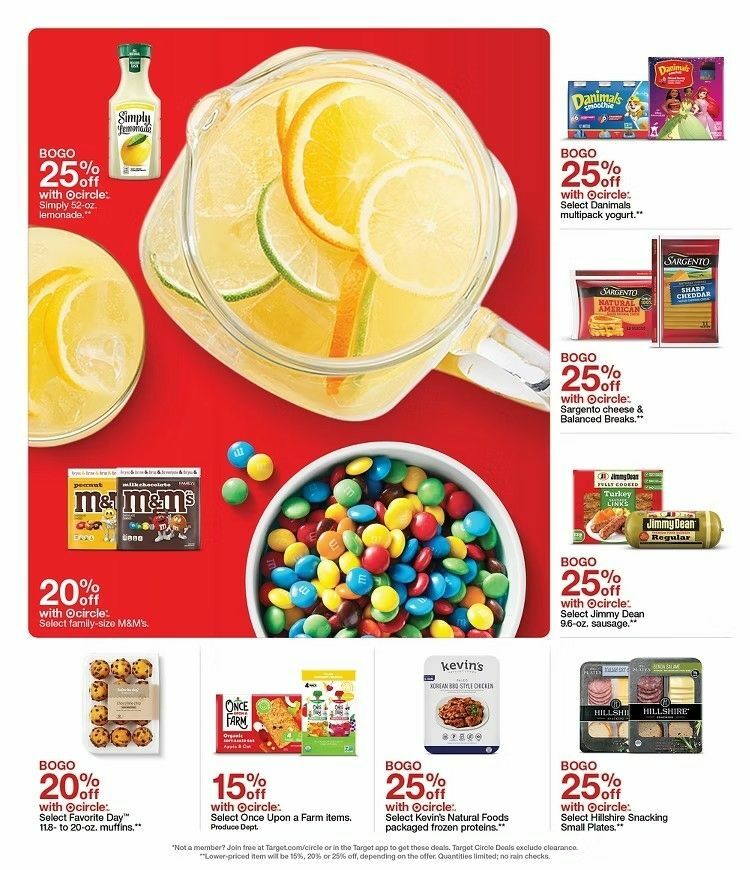 Target Weekly Ad from August 3