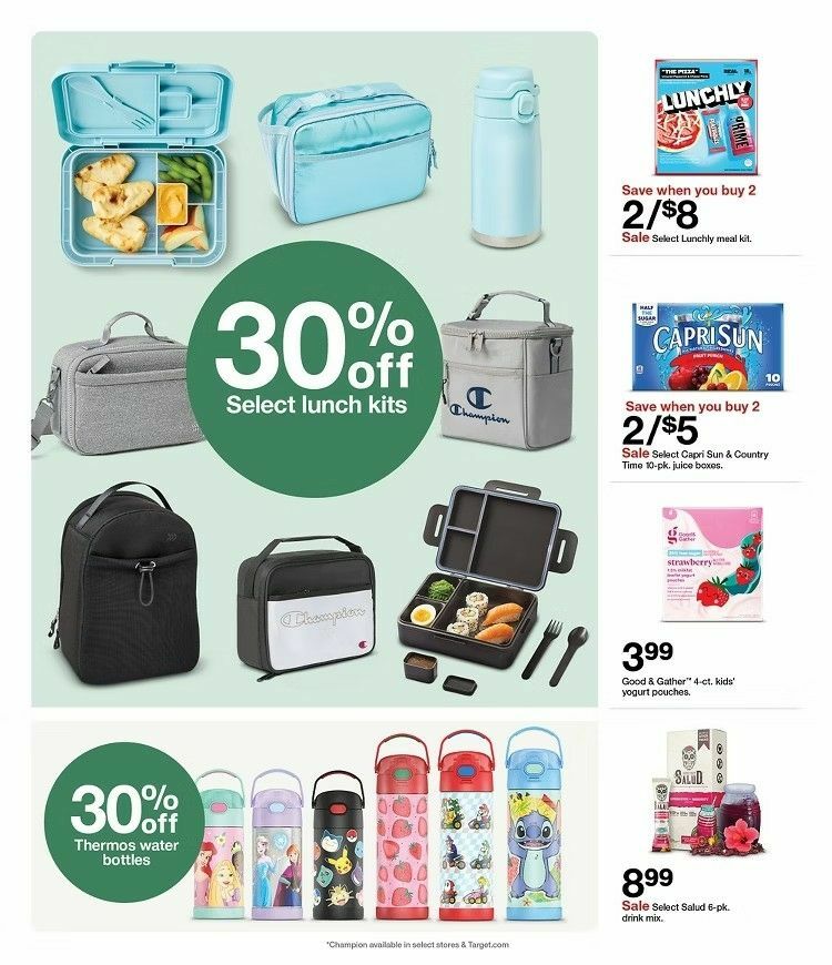 Target Weekly Ad from August 10