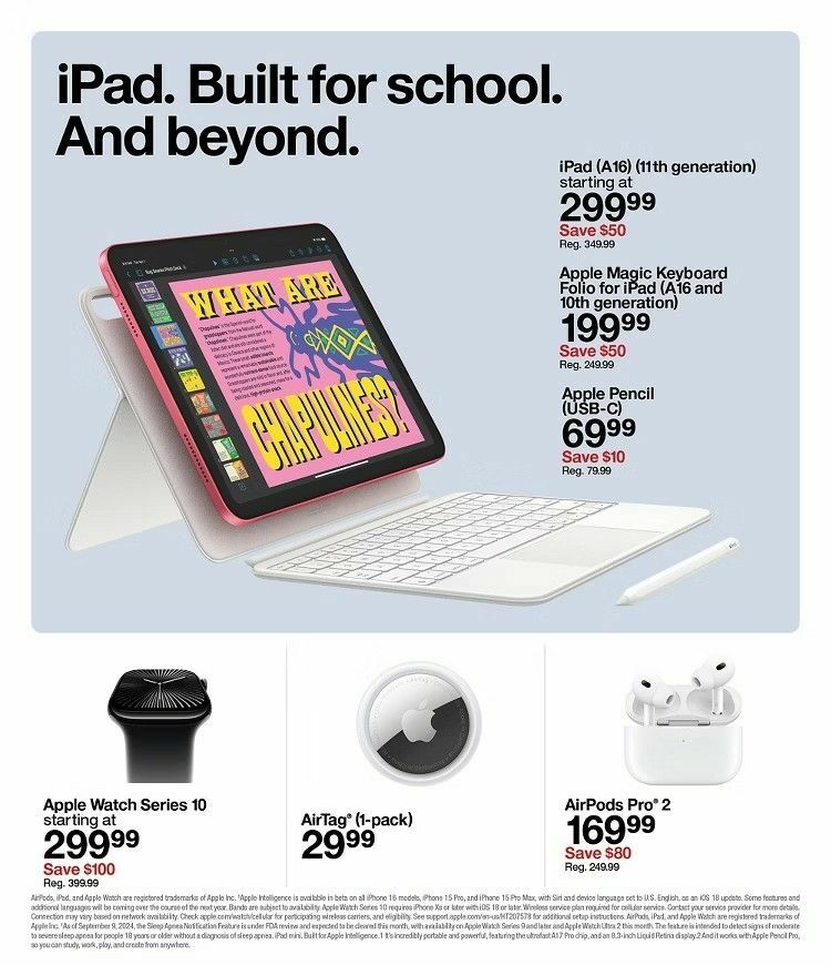 Target Weekly Ad from August 10