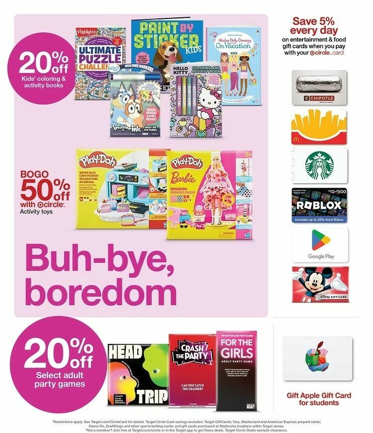 Target Weekly Ad from August 10