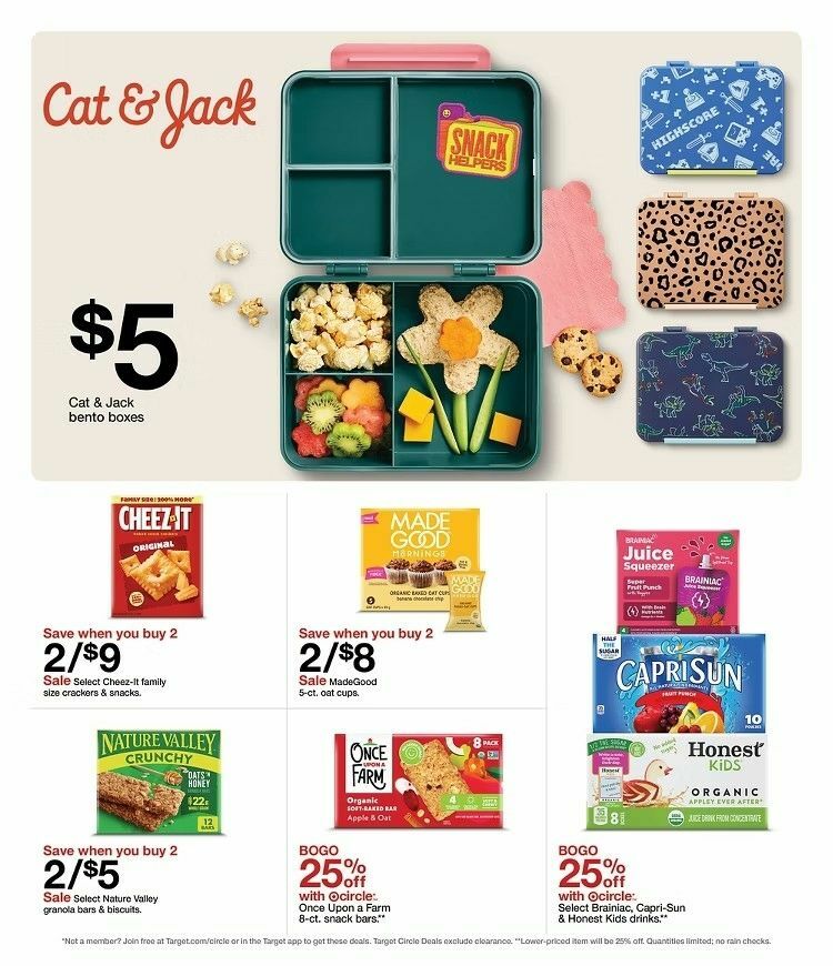 Target Weekly Ad from August 24