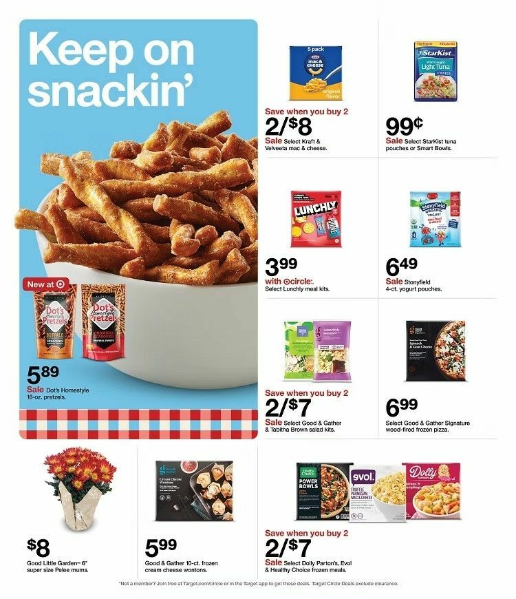 Target Weekly Ad from August 24