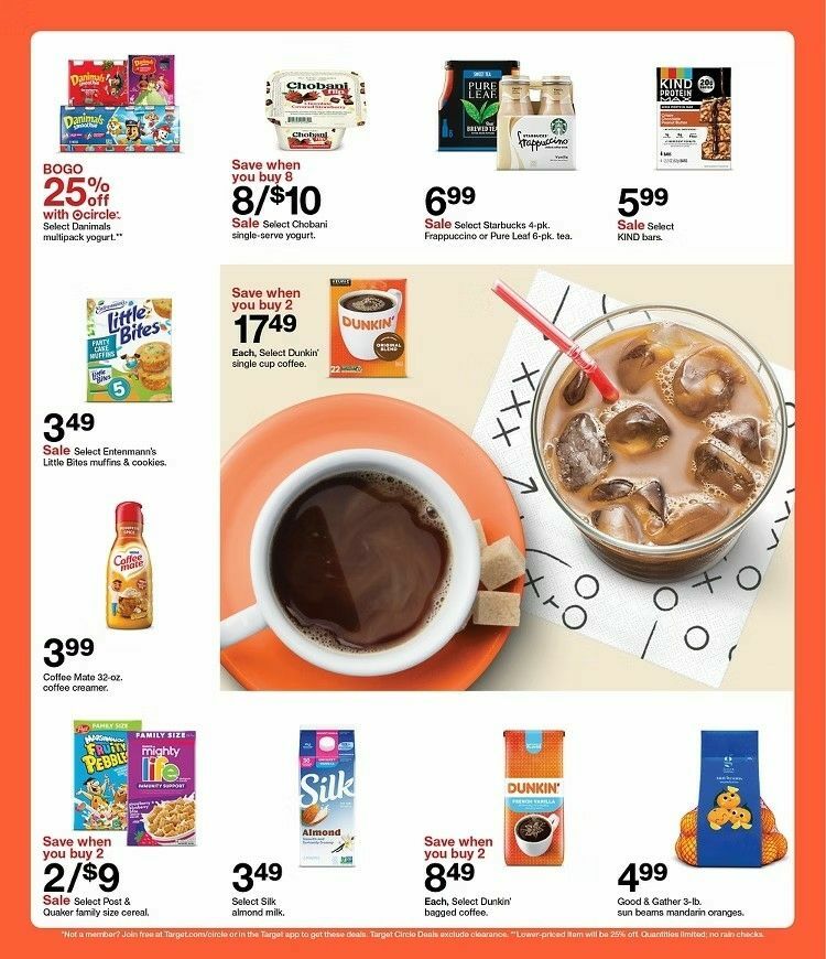 Target Weekly Ad from August 31