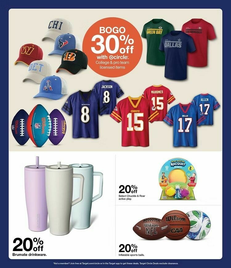 Target Weekly Ad from August 31