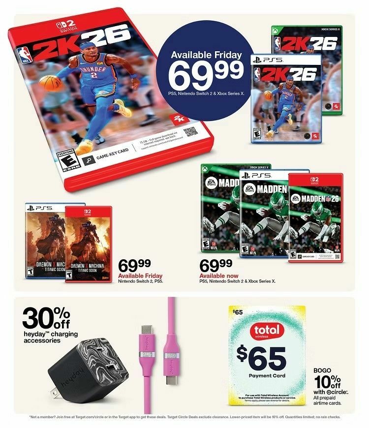 Target Weekly Ad from August 31