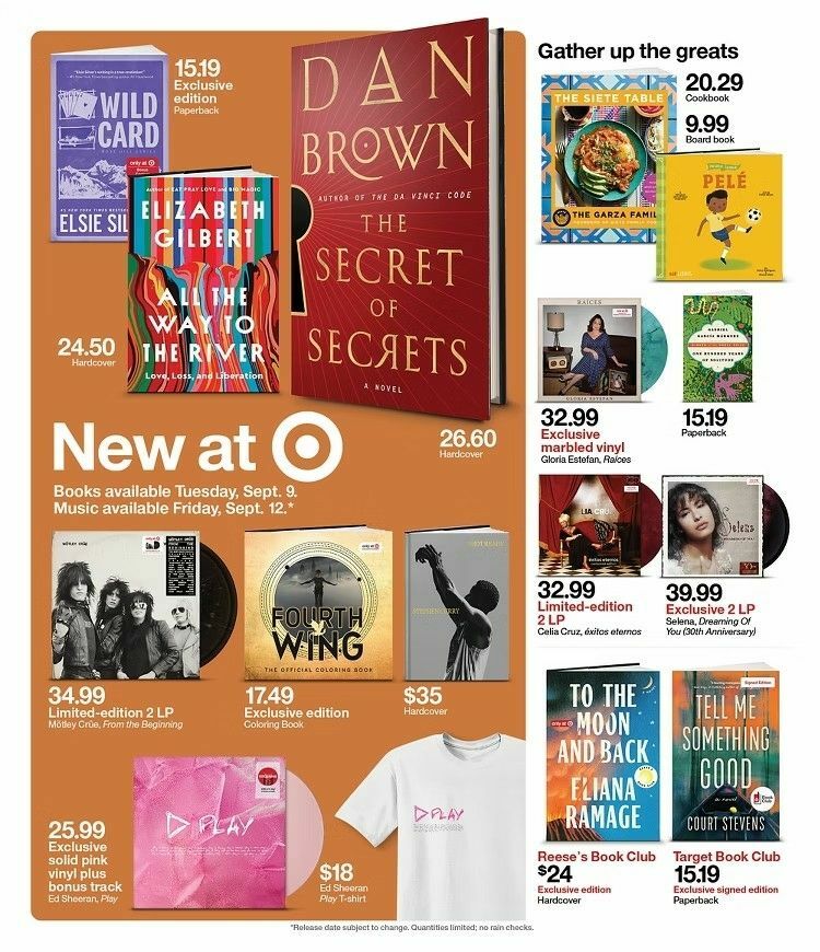 Target Weekly Ad from September 7