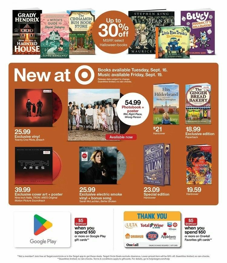 Target Weekly Ad from September 14