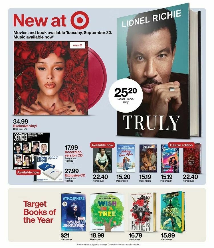 Target Weekly Ad from September 28