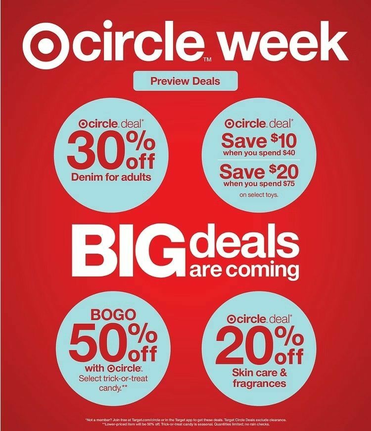 Target Weekly Ad from September 28