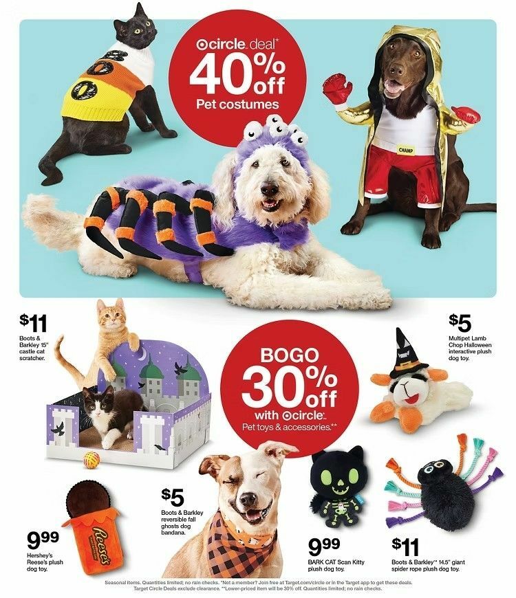 Target Weekly Ad from October 5