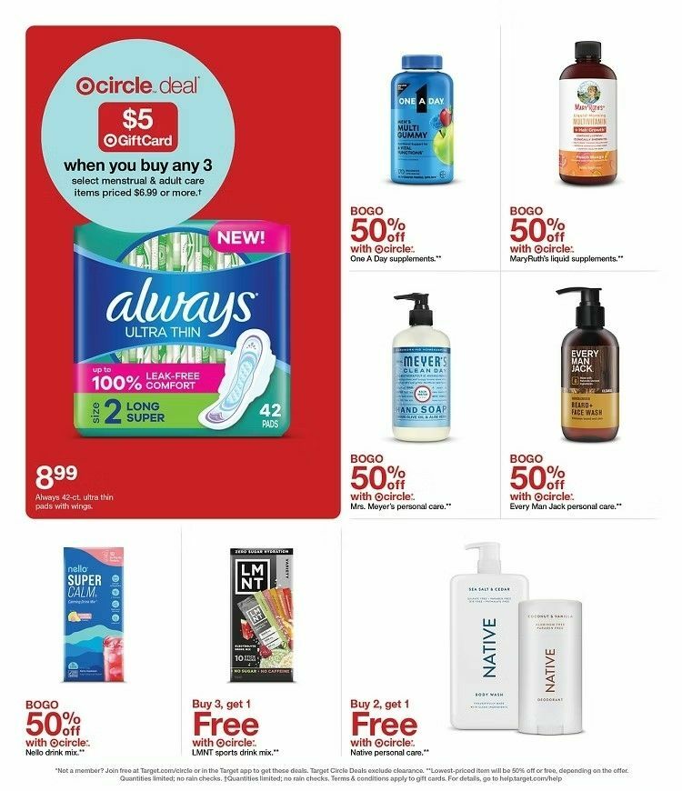 Target Weekly Ad from October 5