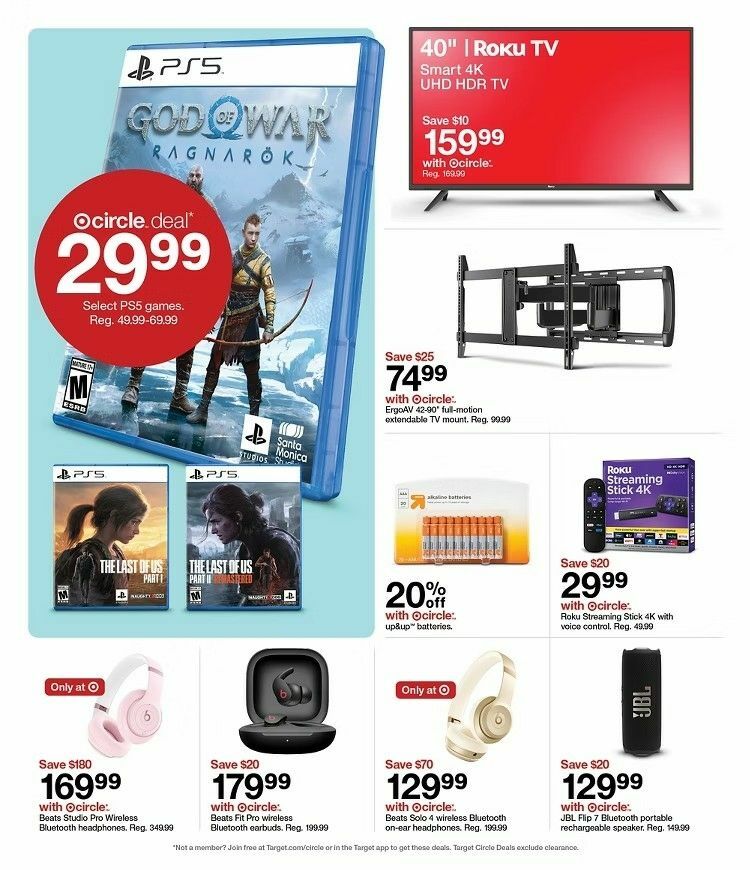Target Weekly Ad from October 5