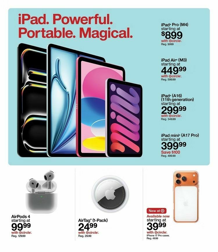 Target Weekly Ad from October 5