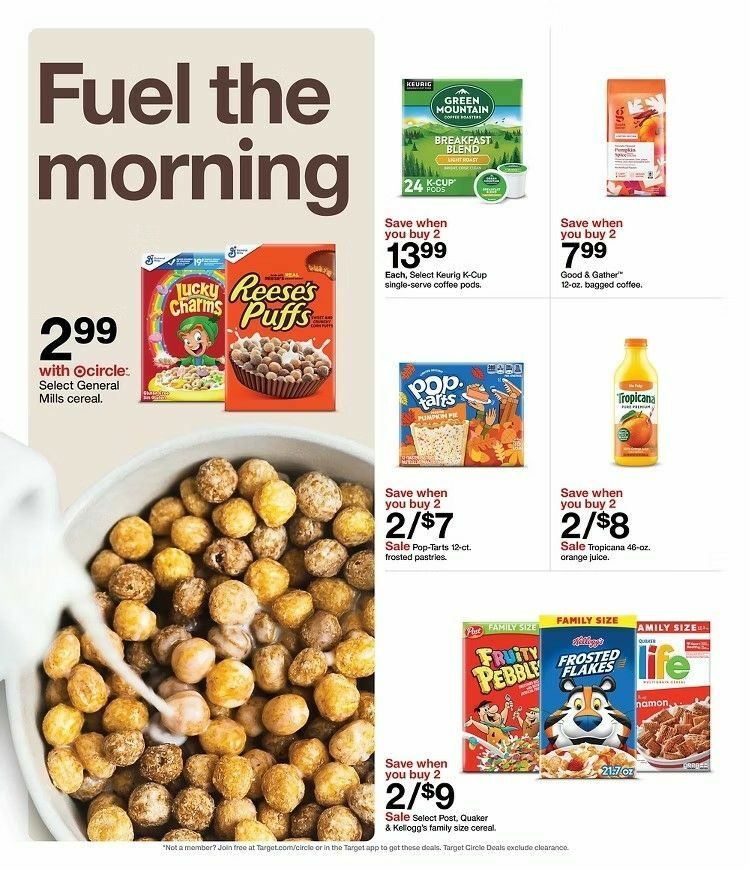 Target Weekly Ad from October 12