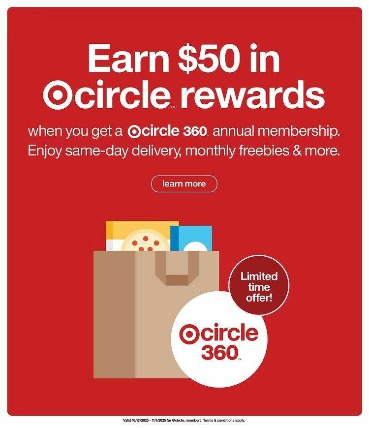 Target Weekly Ad from October 12