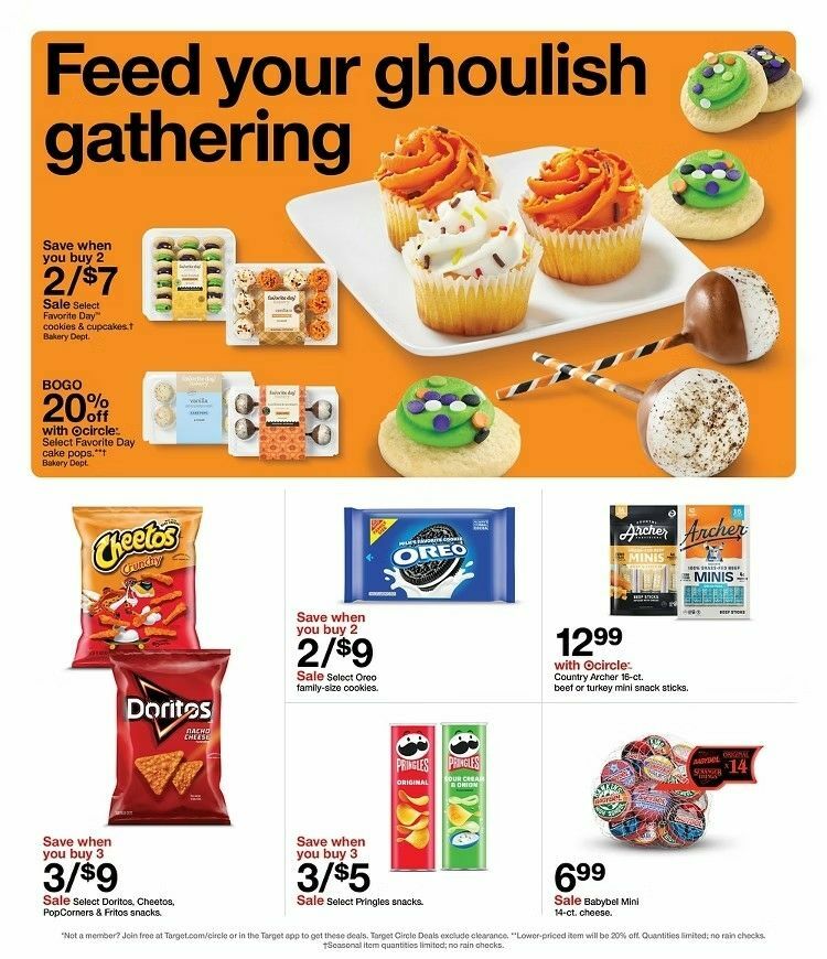 Target Weekly Ad from October 12