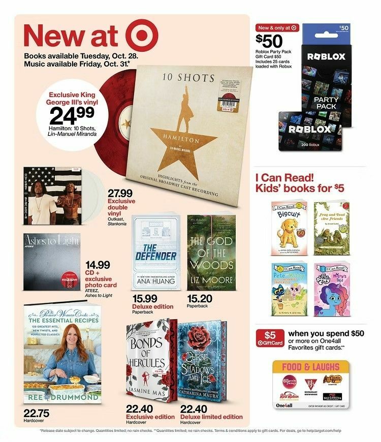 Target Weekly Ad from October 26