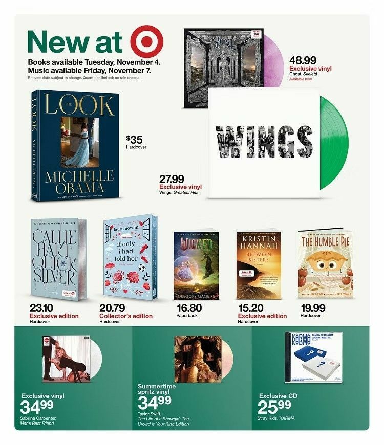 Target Weekly Ad from November 2