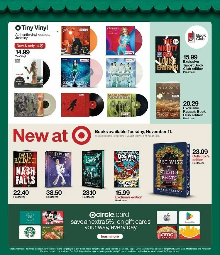Target Weekly Ad from November 9