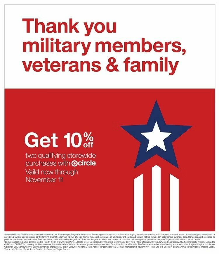 Target Weekly Ad from November 9