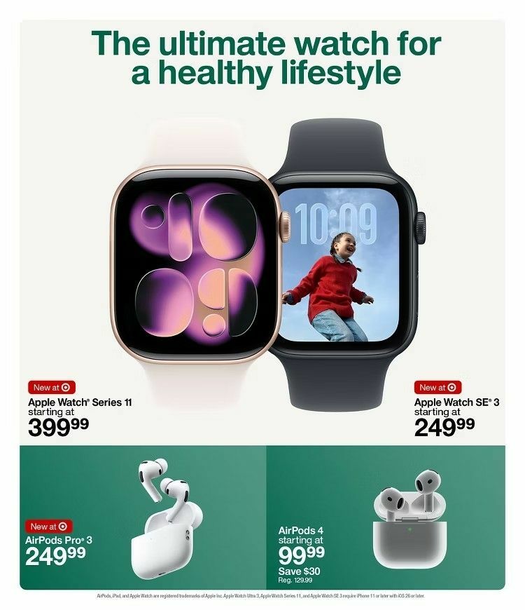 Target Weekly Ad from November 9