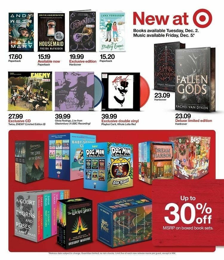 Target Weekly Ad from November 30