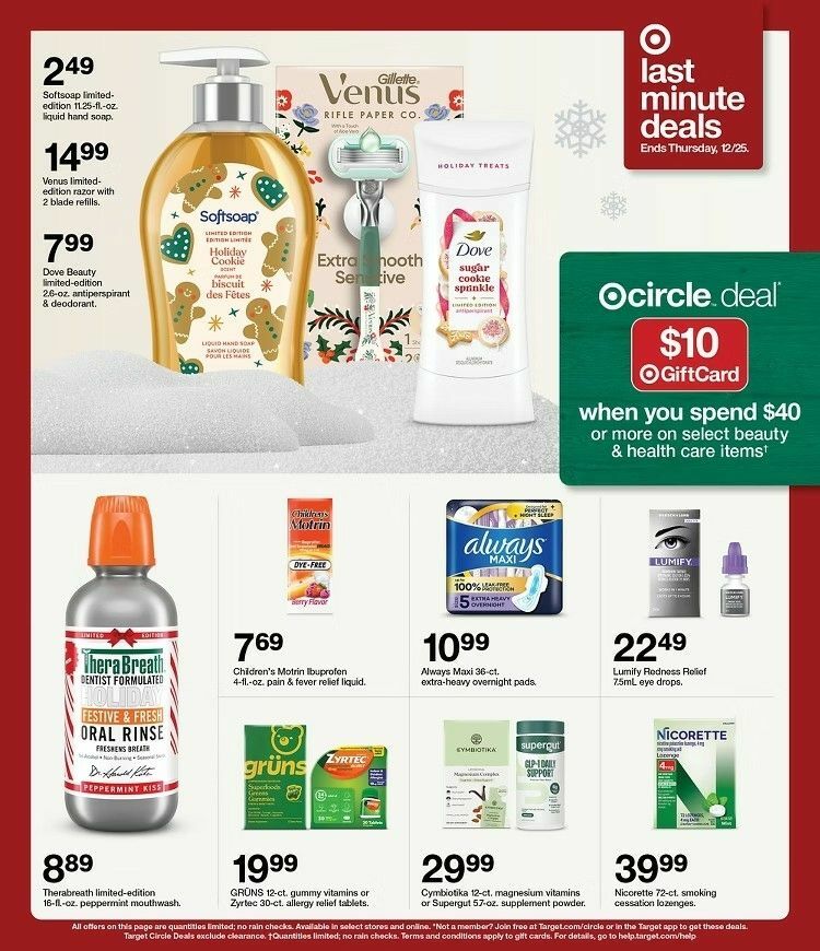 Target Weekly Ad from December 21