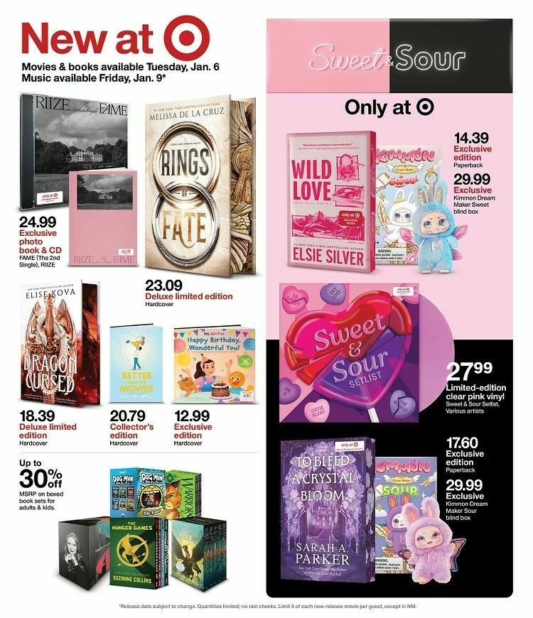 Target Weekly Ad from January 4
